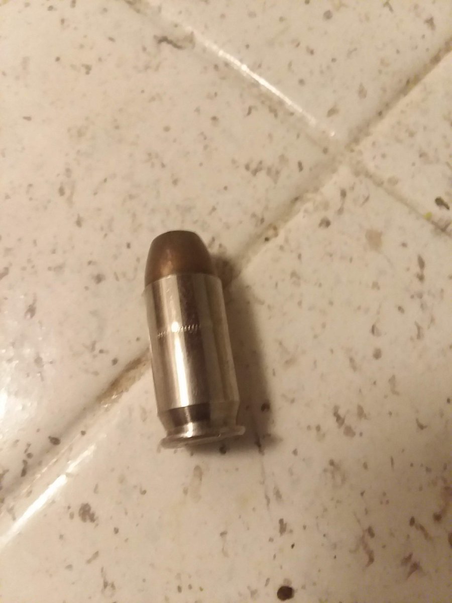 This is the bullet a homeless man was saving to end his life if something didn't change or if no one cared enough. Luckily, my background gave me the instincts to take notice. Not bragging on me, bragging on how God promises that what was meant for my harm can be used for good!
