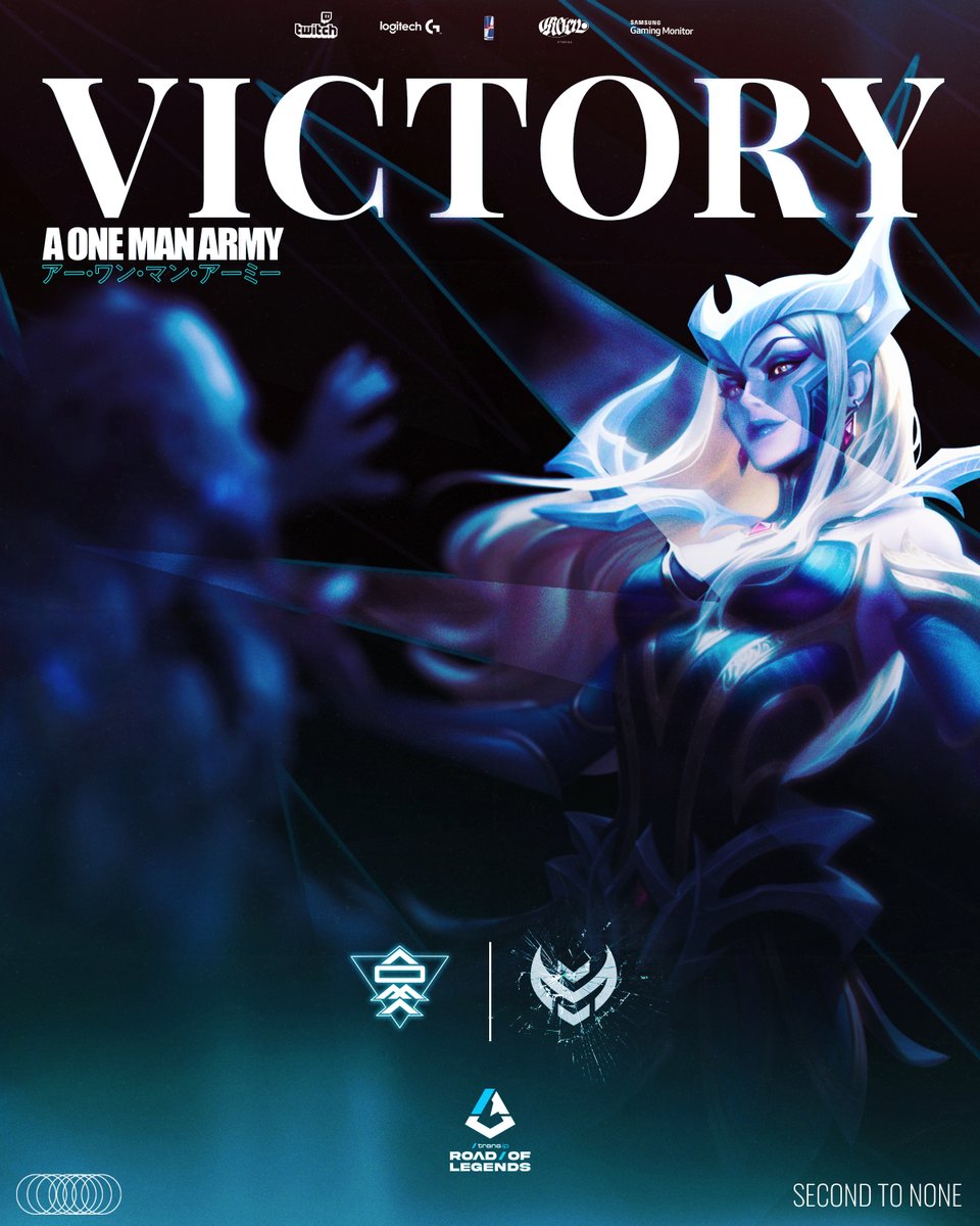 A show of force and a tense back and forth! We win with a decisive 2-0! 

GG's <a href="/Myth_NL/">Myth Esports</a> !

#SecondToNone #WeMarch #Vic #LeagueOfLegends