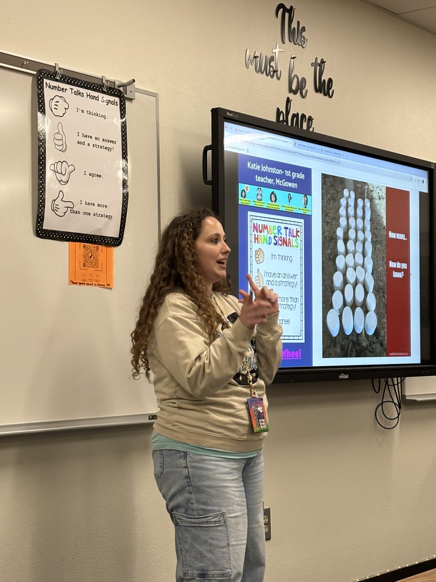So proud of our awesome <a href="/JohnstonJaguars/">Katie Johnston</a> for sharing her greatness among peers! #numbertalks
#mymisd <a href="/McGowenES/">McGowen Elementary</a> @slsovereign