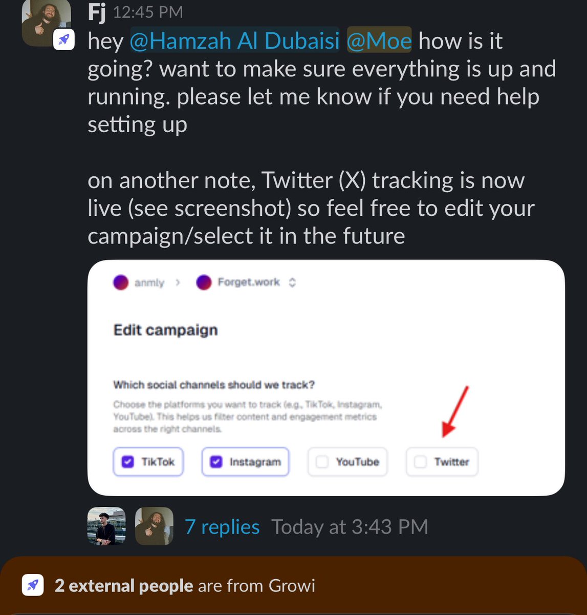 mobamby's tweet photo. We suggested  X tracking… within a week was up and live

teams who ship fast >>

excited to take over 

@fjakafjc @GrowiOfficial https://t.co/xprWDUegJF
