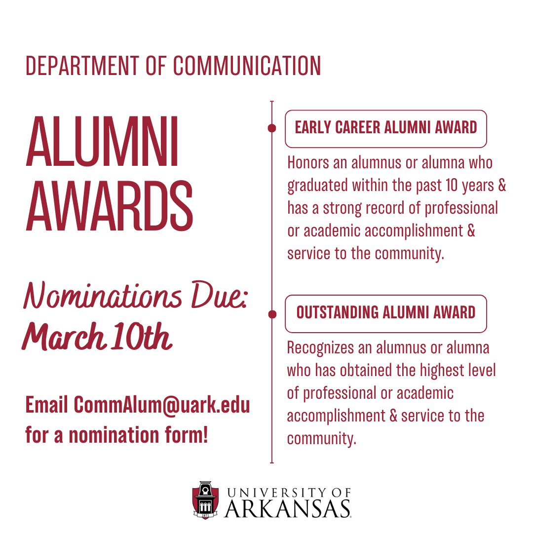 UARK Department of Communication tweet media