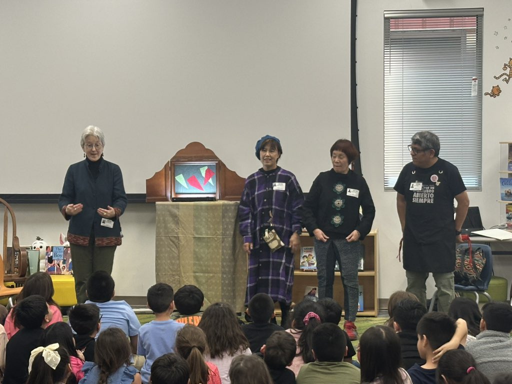 Kamishibai storytellers from Japan and Perú shared stories with <a href="/DeZavalaSMCISD/">De Zavala Elementary</a> second graders! A great, interactive, cultural learning experience. They will be visiting all <a href="/SanMarcosCISD/">San Marcos CISD</a> second graders  tomorrow! The stories continue at the Price Center this evening.