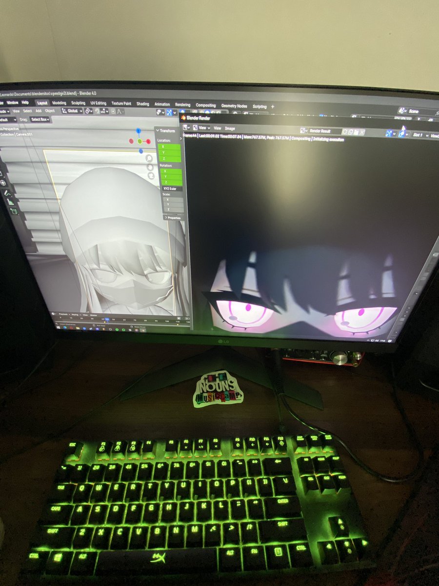 Rendereando el 3D para la siguiente promo, se viene canción nueva + show irl de <a href="/XpeedCorp/">Xpeed Corp.</a> <a href="/Brauxelion_/">Brauxelion</a> <a href="/apolobacco/">Apolo Bacco</a> <a href="/callingblk99/">BLK99</a> <a href="/Lvcky_Kid/">Lvcky_Kid</a>