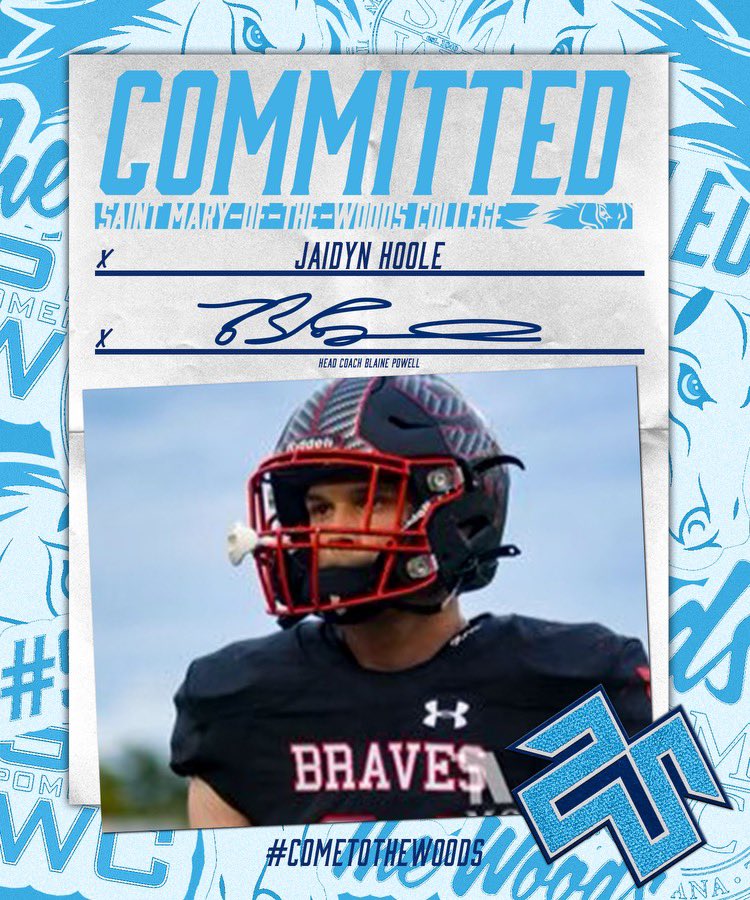 Jaidyn Hoole (@jaidyn_hoole21) on Twitter photo Committed! <a href="/coachpowell91/">🏈Blaine Powell🏈</a> <a href="/CoachO_SMWC/">Griffin Olson</a> @CoachRegionOLB @SMWCSprintFB #SaddleUp #ComeToTheWoods Committed! <a href="/coachpowell91/">🏈Blaine Powell🏈</a> <a href="/CoachO_SMWC/">Griffin Olson</a> @CoachRegionOLB @SMWCSprintFB #SaddleUp #ComeToTheWoods