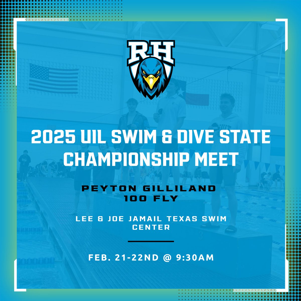 RH_SwimDive's tweet image. 2025 UIL Swim &amp;amp; Dive State Championship Meet!! Let&apos;s GO Peyton!! @RH_SwimDive @PISD_Aquatics