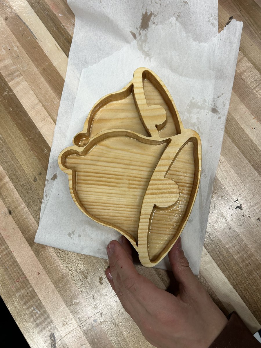Scroll saw cut candy dishes