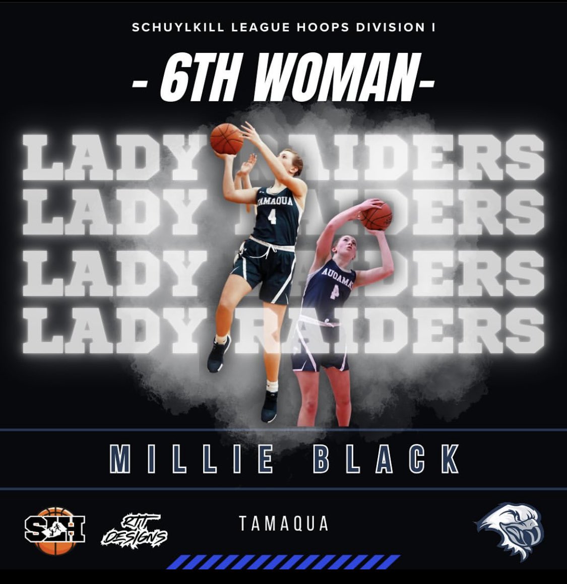 Tamaqua Lady Raiders Basketball (@tamaquagbb) on Twitter photo Congrats to Lauren Ligenza (1st team), Kolbe Robb (3rd team), and Millie Black (6th woman of the year) in the Schuylkill League. Great work! #GoLadyRaiders <a href="/CoachEDavis3/">Erika Davis</a> <a href="/TASDAthletics1/">TASD Athletics</a> Congrats to Lauren Ligenza (1st team), Kolbe Robb (3rd team), and Millie Black (6th woman of the year) in the Schuylkill League. Great work! #GoLadyRaiders <a href="/CoachEDavis3/">Erika Davis</a> <a href="/TASDAthletics1/">TASD Athletics</a>