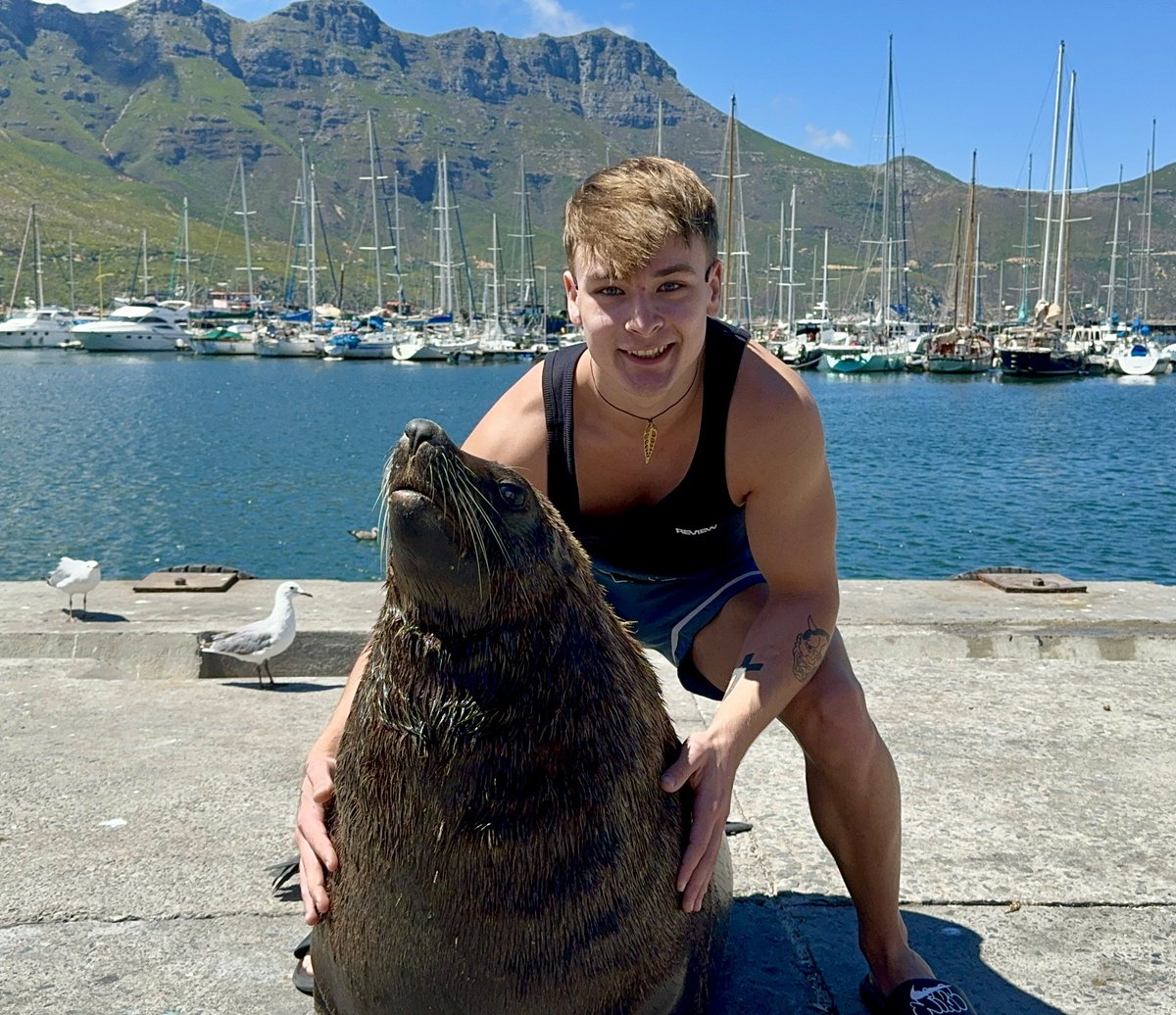 SOUTH AFRICA DAY 8
- morning run and outdoor gym
- delicious breakfast in local coffee place
- discovering the beauty of Cape Town and its surroundings
- meeting a new friend - the seal

Thank you <a href="/belamionline/">BelAmi</a> &amp; <a href="/badmastercam/">Michael Ross</a>