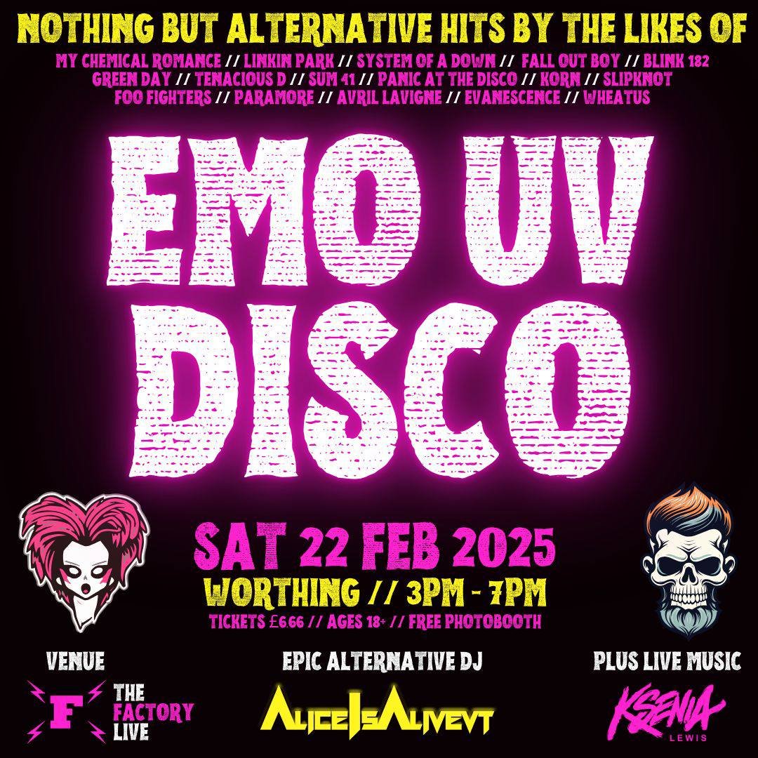 AliceIsAliveUK's tweet photo. Hey Gremlins! Not Much In The Way of Streams this week as focusing on more offline content however making our @ClubXINX Debut Tonight at 9PM EST and Then This Saturday I'll be DJing In Worthing at
@FactoryLiveUK so if you're about come on down!
#vrchat #metaldj #sussex https://t.co/xTivHzr6Wi