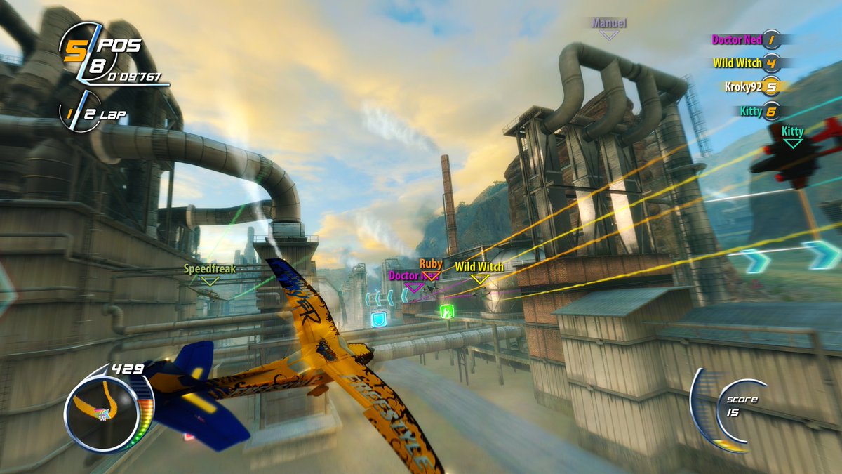 kroky92's tweet photo. SkyDrift Infinity: 2011-ben sajnos kimaradt nekem a játék de most a pár éve megjelent feljavított kiadásába tettem jópár órát. Tartalom, kihívás és lendület bőven van benne, csak ajánlani tudom. Mostanában miért nem készülnek arcade versenyjátékok? #SkyDriftInfinity https://t.co/LGt5Zz1oQX