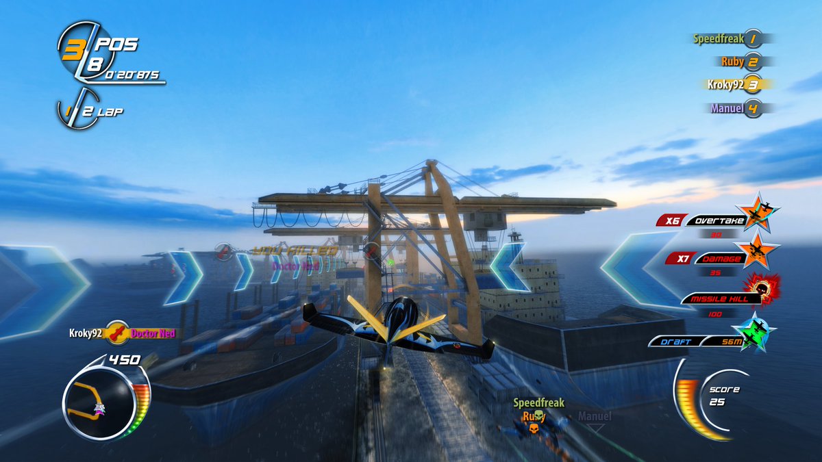 kroky92's tweet photo. SkyDrift Infinity: 2011-ben sajnos kimaradt nekem a játék de most a pár éve megjelent feljavított kiadásába tettem jópár órát. Tartalom, kihívás és lendület bőven van benne, csak ajánlani tudom. Mostanában miért nem készülnek arcade versenyjátékok? #SkyDriftInfinity https://t.co/LGt5Zz1oQX