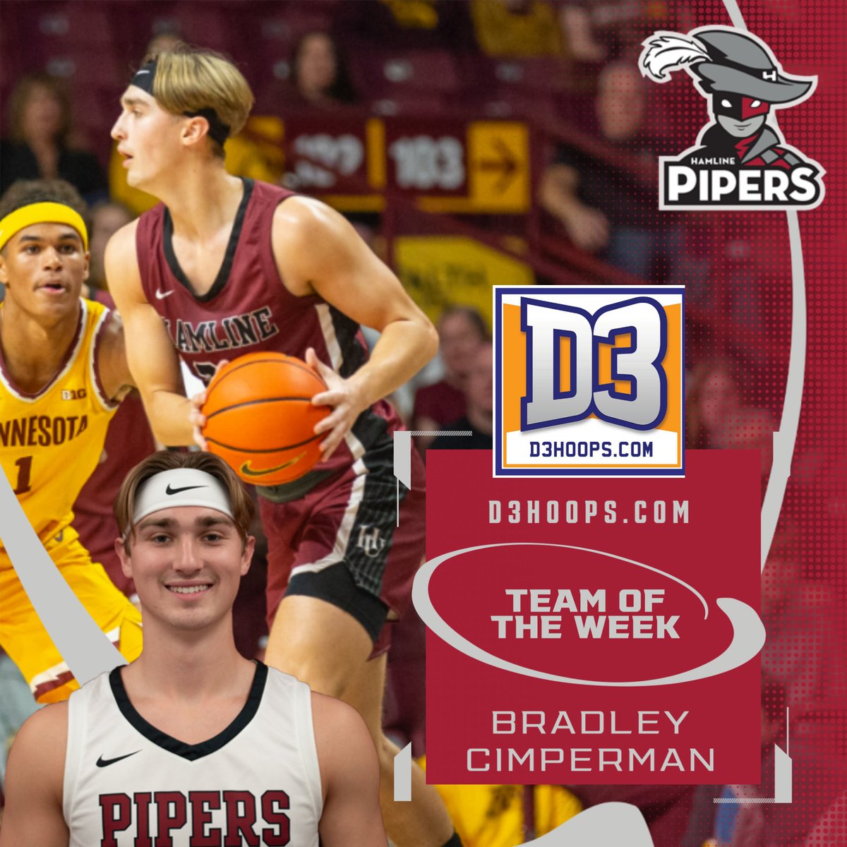 Hamline Athletics tweet media