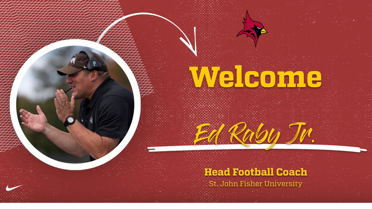 Ed Raby Jr. has been named the new head coach of the <a href="/SjfFootball/">Fisher Football</a> program, Interim Athletic Director Jennifer Granger and Vice President for Enrollment Jose Perales announced on Wednesday. 

Welcome to Fisher, Coach Raby!

Read 📰: sjfathletics.com/news/2025/2/18…