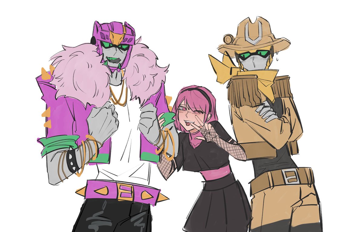 Sketch of trio from rp chat
#mcb #metalcardbot