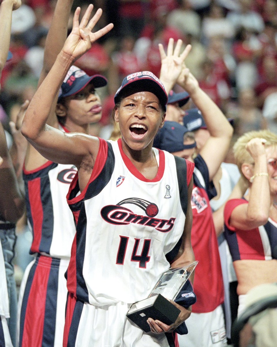COOOOOP! 🗣️

For every WNBA Championship Coop won, she collected a Finals MVP title to match. Cynthia Cooper is WNBA history and Black history, all in one. 

#WNBABHM 🖤