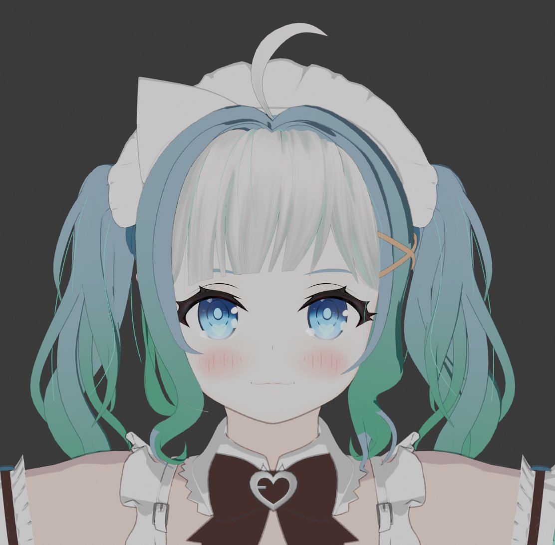 asai_rumi's tweet image. Was procrastinating so not a lot of progress; I really ain't good at this whole texture painting thing lmao. Not sure if I want to tint the hair shadows mint like that or keep them grey yet so I'll flip a coin.