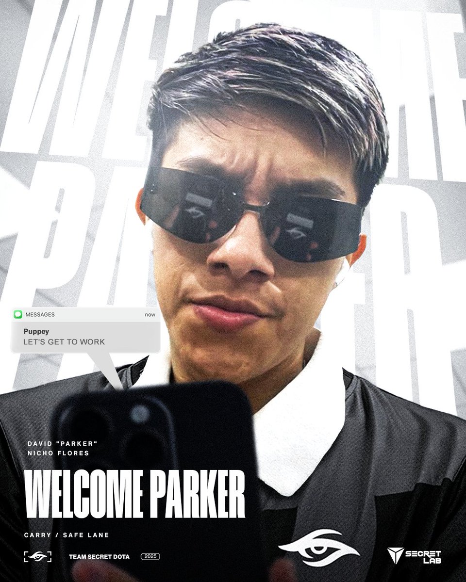 teamsecret's tweet image. EL SEÑOR DE LA NOCHE 🇵🇪

We're excited to announce that Parker has joined Team Secret for a multi-year commitment!

A huge thank you to @heroicdota2 for making this process smooth.

Now, let's get to work.
