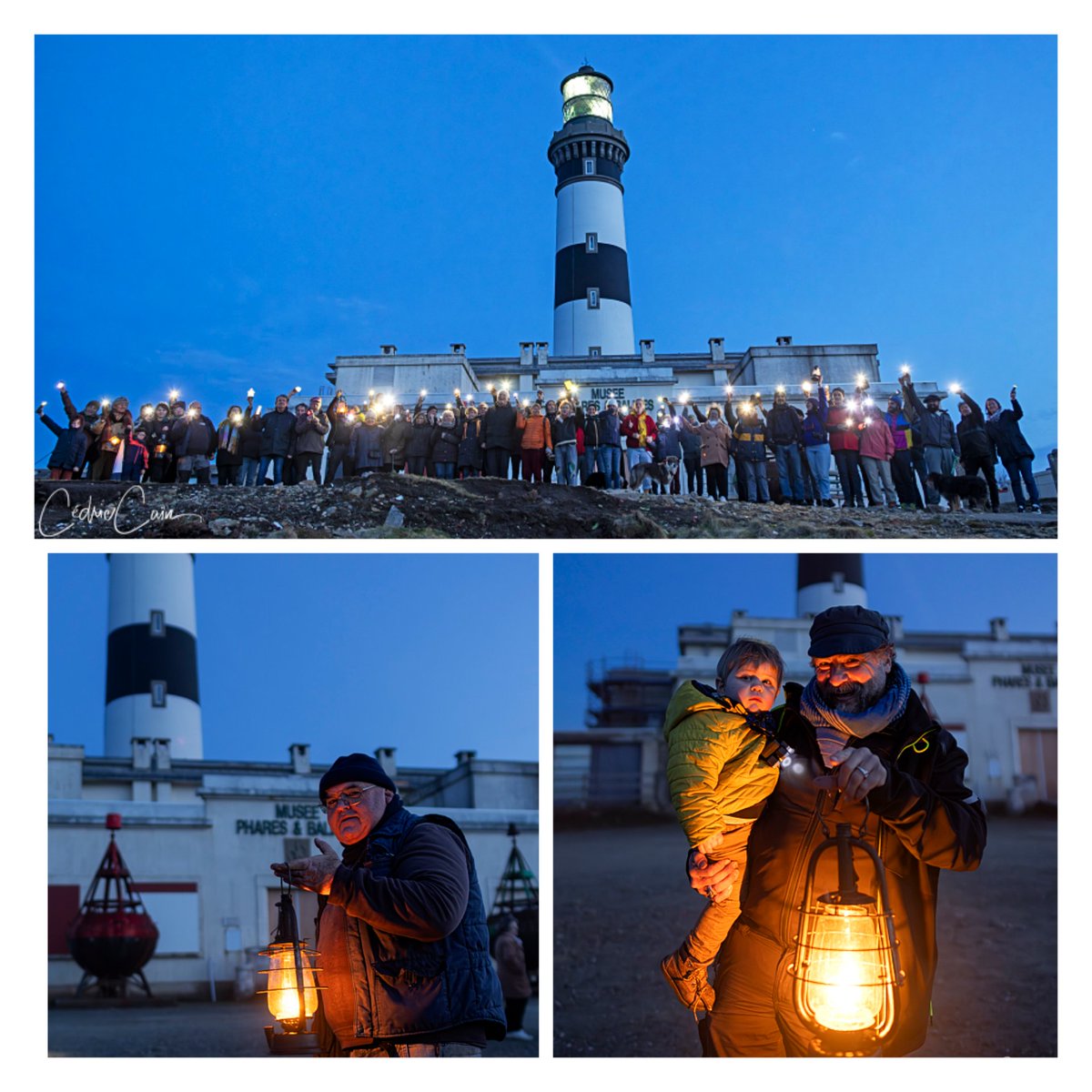 Voici quelques clichés sur le rassemblement qui a eu lieu ce soir au pied du Phare du Créac'h pour le maintien de l'optique existante.
Longue vie au phare du Créac'h !
#touchepasàmonphare  #lumieresdouessant #cedriccain #natgeo #letelegramme #ouestfrance #magnifiquebretagne