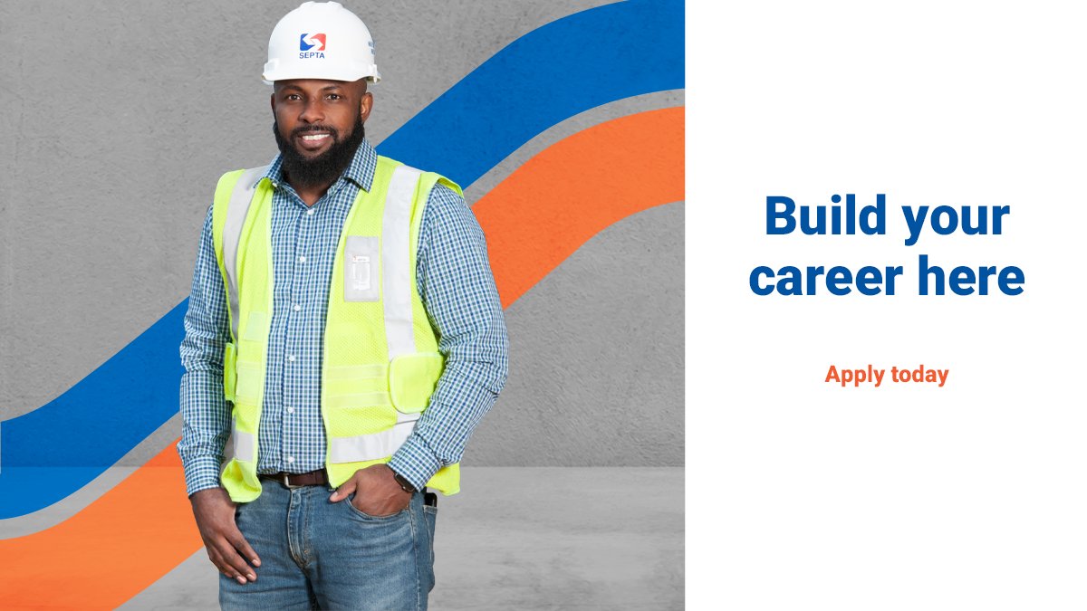 SEPTAPHILLY's tweet image. It's #NationalEngineersWeek 🏗️! Did you know #SEPTA has a variety of open engineering opportunities for current and future professionals: jobs.septa.org/job/Philadelph…! #ISEPTAPHILLY #HowWeRoll