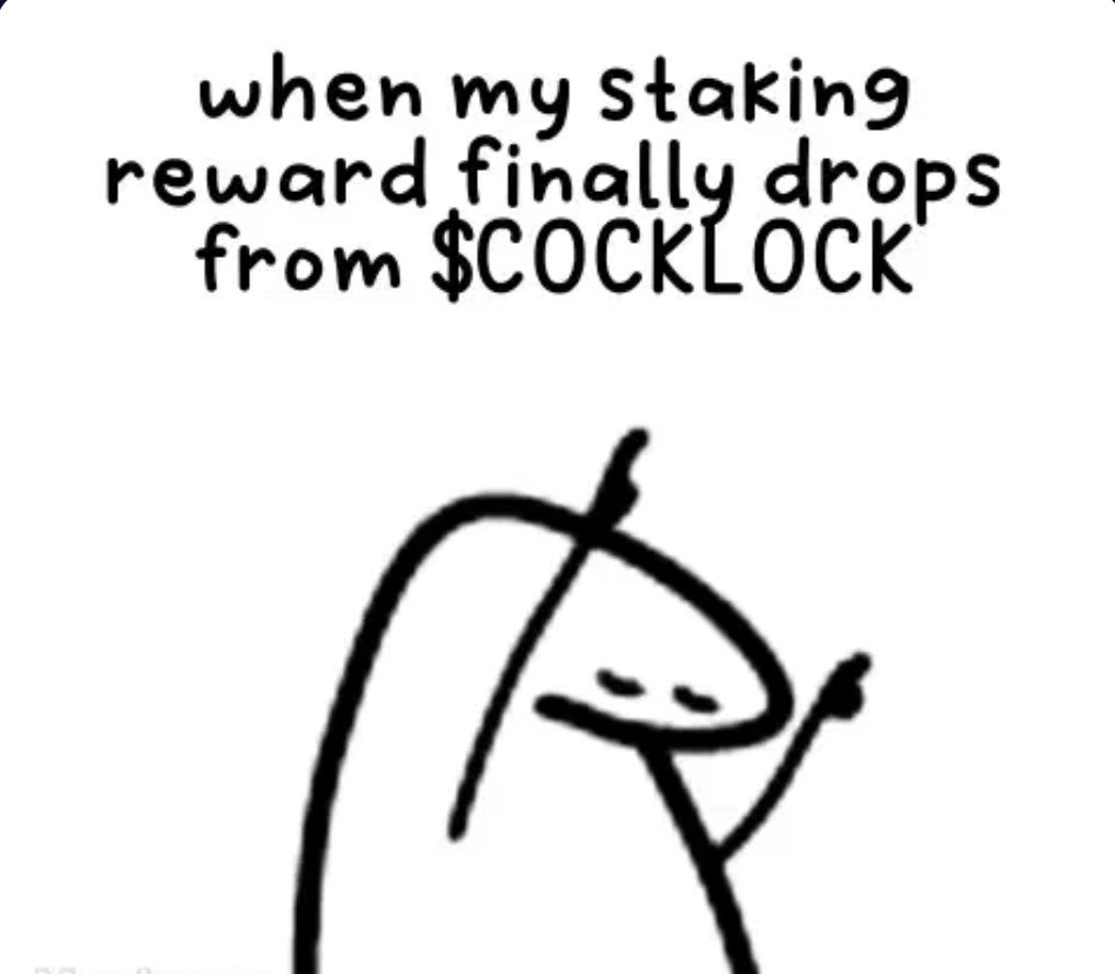 cardano_artist's tweet photo. 😂😂
$COCK #COCKLOCK
@CockCoin_ADA https://t.co/QW0NY0BbdO