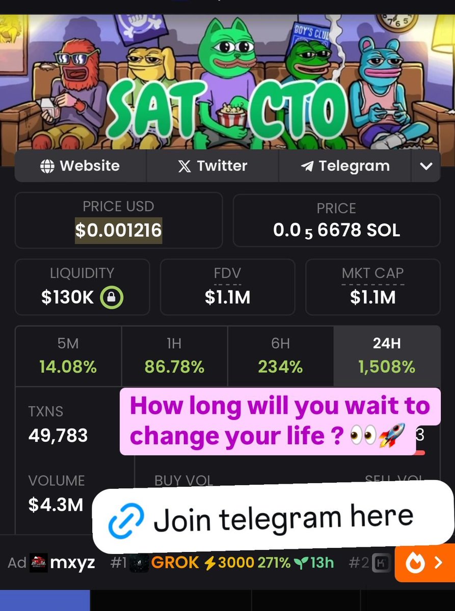 I help crypto projects moon. 🚀

Who needs marketing for their launch? 

Send me a dm and let’s 10x your coin.