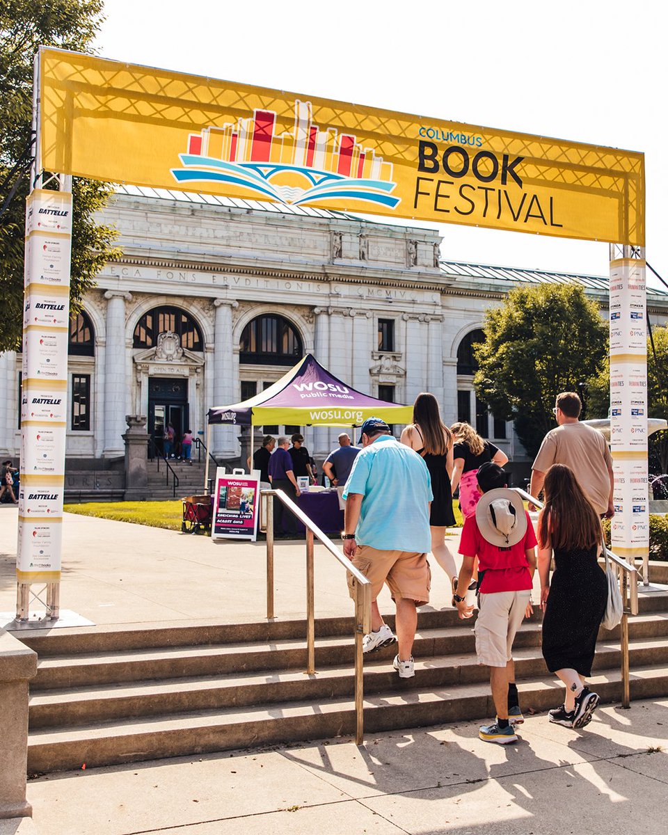 It's official: the COLUMBUS BOOK FESTIVAL IS COMING BACK!!! See you July 12-13 🎉