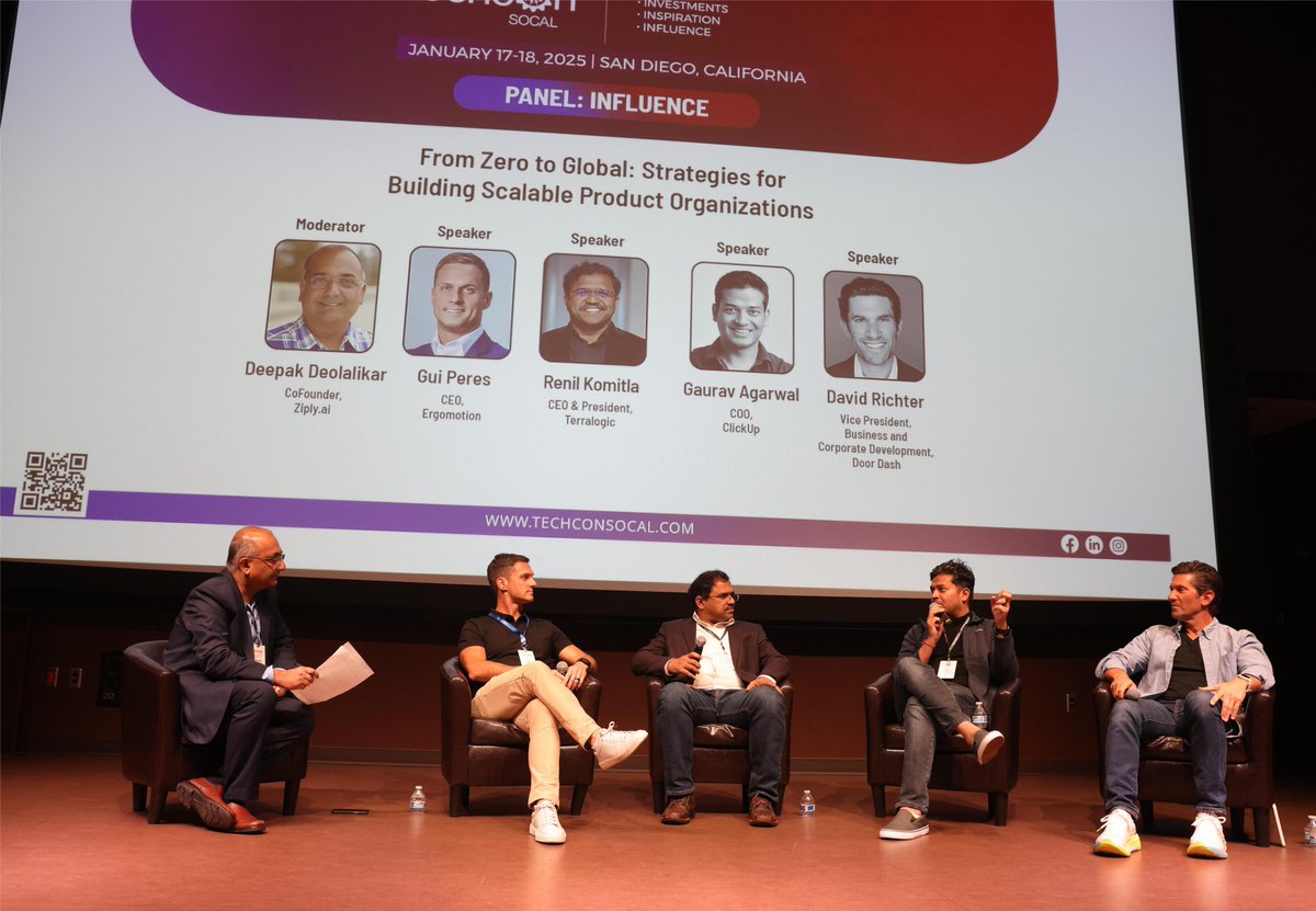 TechCon_Global's tweet image. 🌍 From Zero to Global: Scaling Product Organizations 🚀

At TechCon SoCal 2025, experts shared insights on product-market fit, scaling teams, and global growth.

🎥 Watch: youtu.be/eJLAmilynJ0

#TechConSoCal2025 #ScalingTech #StartupGrowth #ProductInnovation