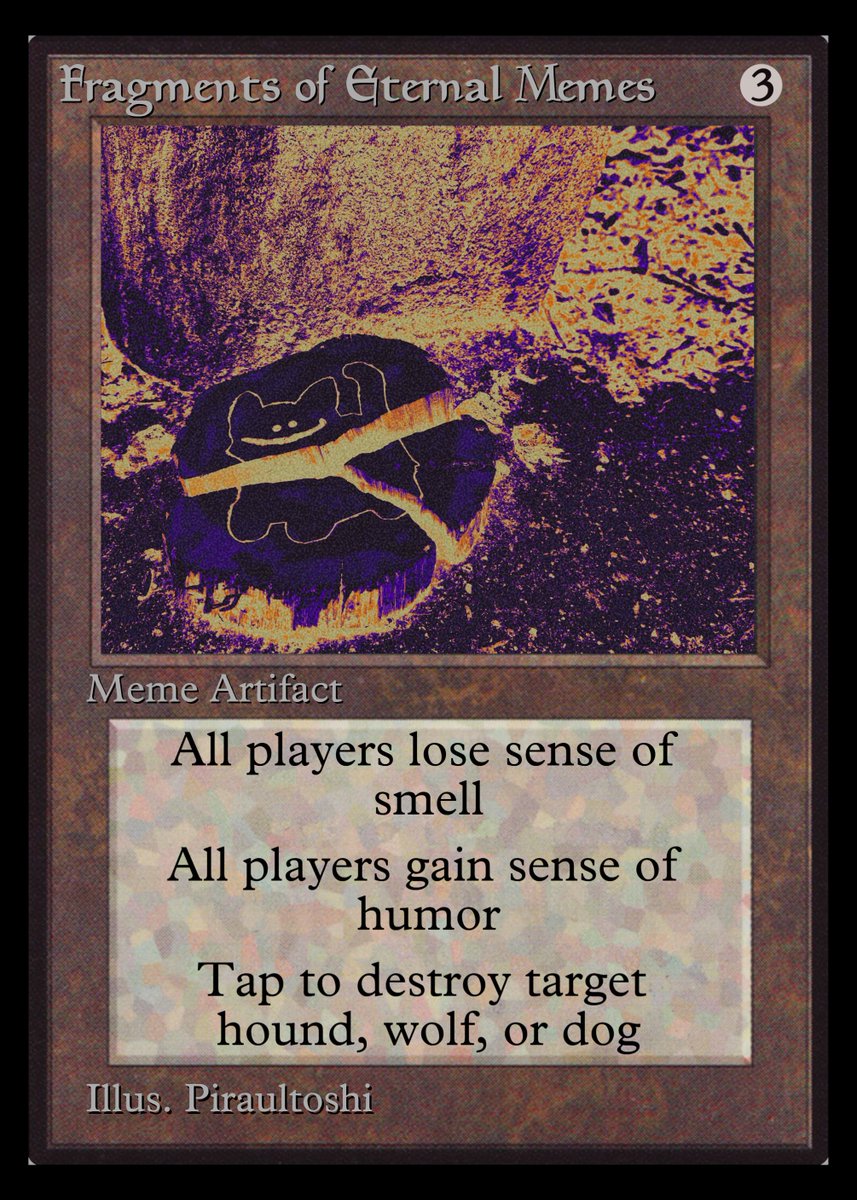 Pirault 🇫🇷🇺🇸🌎☮️ (@realpirault) on Twitter photo babe wake up
new <a href="/WPCBTC/">World Peace Cards 🌎☮️</a> card dropping tomorrow by moi
paying homage to the first sets that started it all
24 hour notice starts now
Mint date & time: Feb. 19th ~ 4:20 pm EST
Supply - 77
Price - Free 99
Phase 1 - own 1 Pirault or 1 WPC
Phase 2: pubelic
keep your babe wake up
new <a href="/WPCBTC/">World Peace Cards 🌎☮️</a> card dropping tomorrow by moi
paying homage to the first sets that started it all
24 hour notice starts now
Mint date & time: Feb. 19th ~ 4:20 pm EST
Supply - 77
Price - Free 99
Phase 1 - own 1 Pirault or 1 WPC
Phase 2: pubelic
keep your