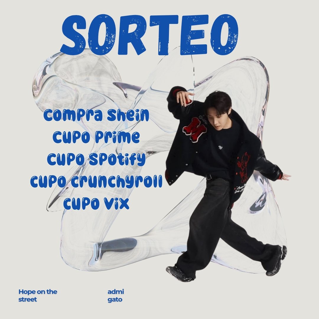 ᝰ.ᐟ𝖲𝗈𝗋𝗍𝖾𝗈 𝗁𝗈𝖻𝗂 𝖽𝖺𝗒
     Requisitos:
-Dar fav y rt
-Seguirnos con notis on 
-comentar  
🐈