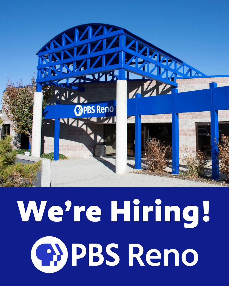 Tell stories that matter! We're hiring a Content Creator I to help craft engaging on-air promotions, testimonials and other productions.

If you’re a creative storyteller with strong editing skills, make an impact at #PBSReno. Apply now at pbsreno.org/jobs