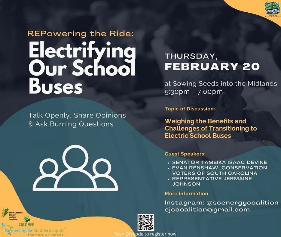 SCETNetwork's tweet image. Wondering about transitioning to electric school buses? This town hall offers a great opportunity to learn more and ask those burning questions. RSVP today:form.jotform.com/250295116260147