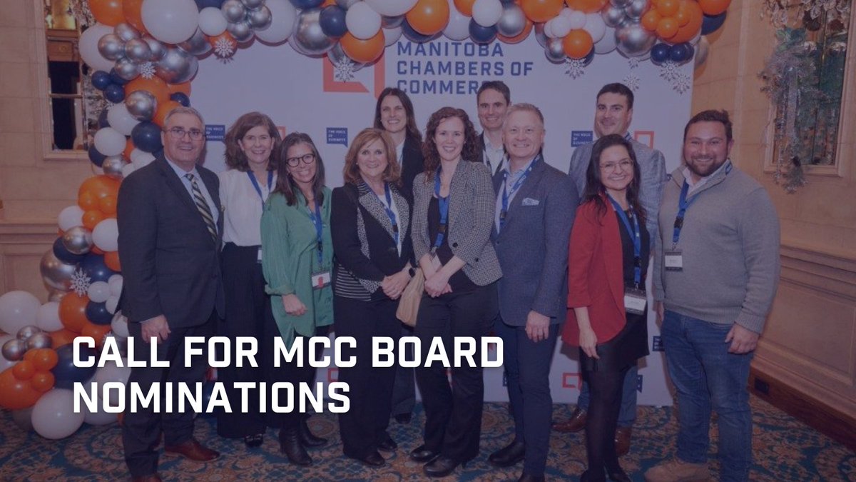 Are you interested in serving on the Manitoba Chambers of Commerce Board of Directors for 2025/26? Or do you have a colleague who is a MCC member who you think would be an excellent addition to our board? 

Fill out the nomination form before March 5: business.mbchamber.mb.ca/form/view/35704