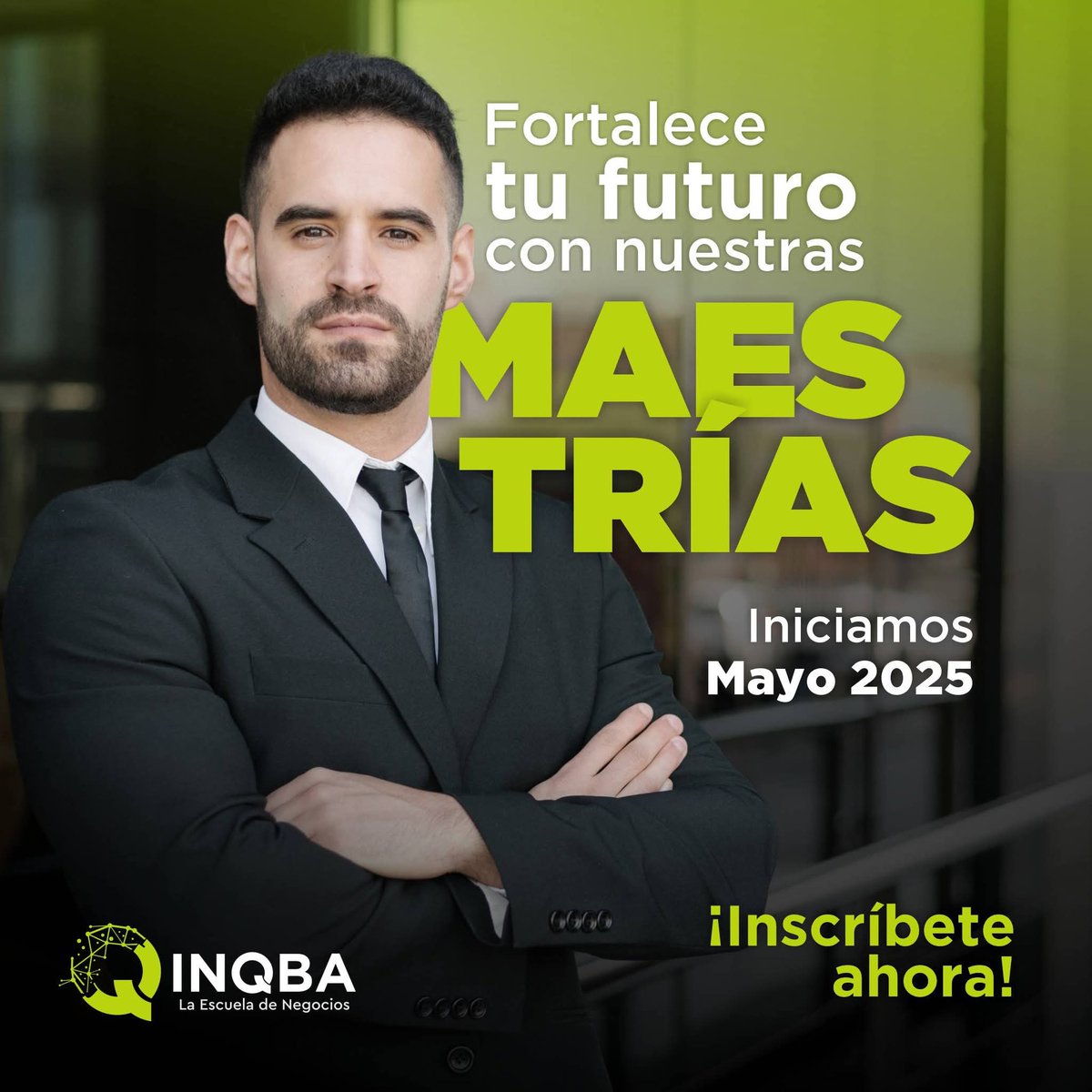 Adquiere las herramientas necesarias para dirigir tu empresa. Amplía tu visión de control, consolidación y expansión en un entorno complejo y siempre cambiante. Con las maestrías INQBA potenciarás tu crecimiento profesional. ✒️🌟

Conoce más: shortt.mx/INQBA-Maestrías
