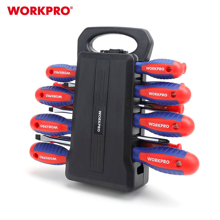 workprotools7's tweet image. WORKPRO 45pcs Screwdriver Set with Rack—comprehensive toolkit designed for professionals and DIY enthusiasts alike;7 standard screwdrivers, 10 precision screwdrivers, 16 bits, 9 sockets, and convenient accessories, all organized in a durable plastic rack. #WORKPROTools #ToolKit