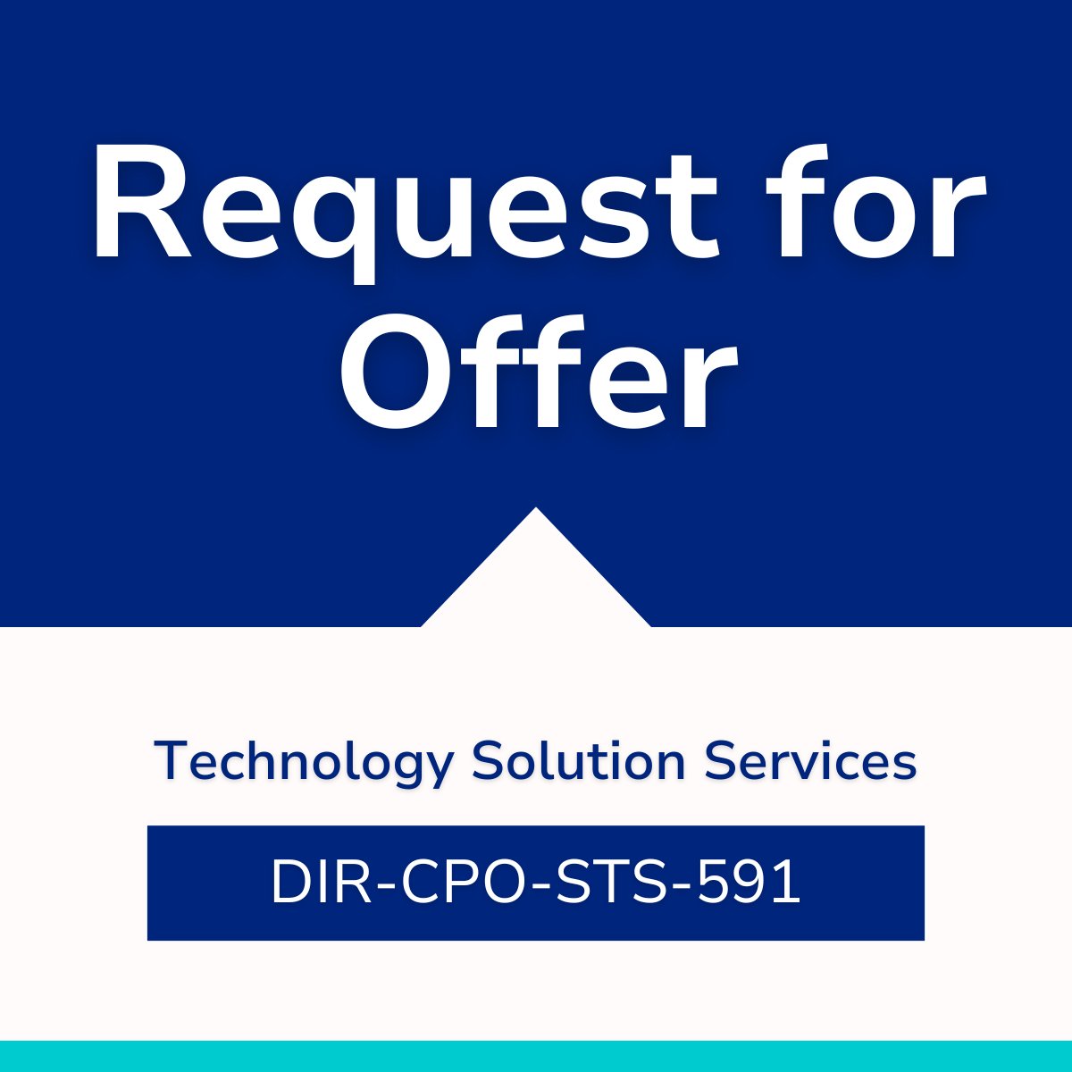 DIR has released a Request For Offer (RFO) for Technology Solution Services (TSS). 

For more information on this solicitation notice, visit the ESBD page at: txsmartbuy.gov/esbd/DIR-CPO-S…

#Solicitation #DIRisIT #IT #ITServices #Vendors