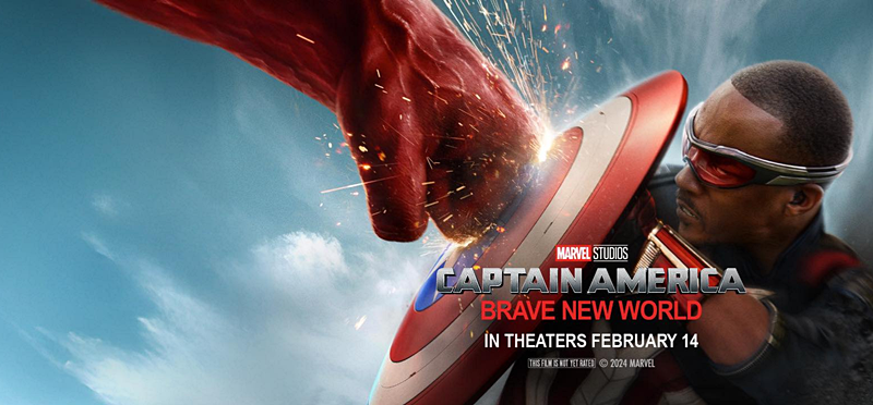 Disney's Captain America: Brave New World grossed $11.18M domestically on Monday (from 4,105 locations).

3-Day weekend gross is $88.84M.  4-Day weekend gross is $100.02M.

#CaptainAmericaBraveNewWorld  #BoxOffice