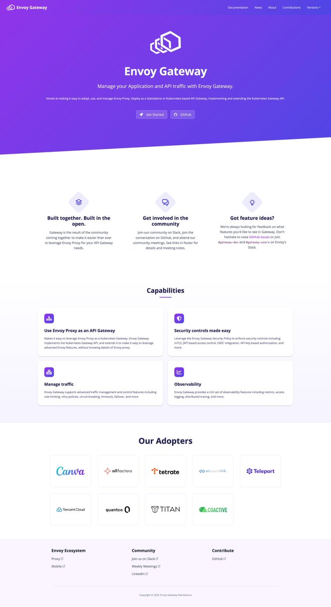 Who’s this!?

The Envoy Gateway site got new clothes!

Hope you enjoy the new look!

gateway.envoyproxy.io

<a href="/CloudNativeFdn/">CNCF</a>