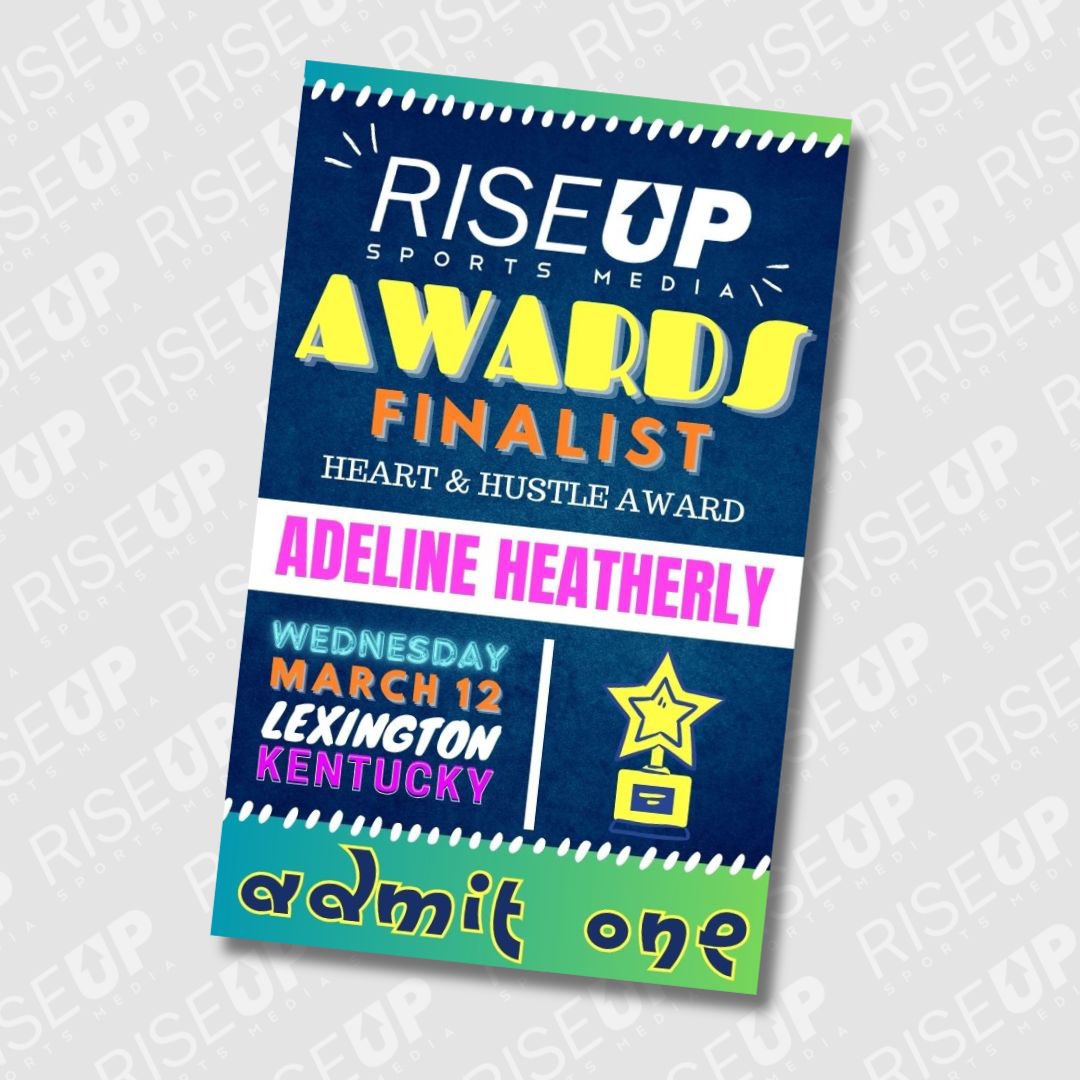 Rise Up Sports Media (@riseupsports1) on Twitter photo RISE UP SPORTS AWARD FINALISTS! These student athletes have punched their ticket to the awards event to be held on March 12th.
Heart & Hustle Award
Adeline Heatherly
<a href="/AHeatherly11/">Adeline Heatherly</a> RISE UP SPORTS AWARD FINALISTS! These student athletes have punched their ticket to the awards event to be held on March 12th.
Heart & Hustle Award
Adeline Heatherly
<a href="/AHeatherly11/">Adeline Heatherly</a>