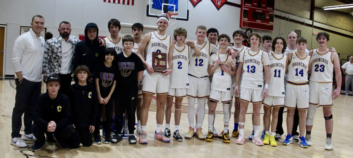 chs_schools's tweet photo. Congratulations to the Central High Bronchos! District Champs! They will continue to the Regional round Thursday at Central High. (or maybe Friday). Great job! https://t.co/KLOivyaDTz