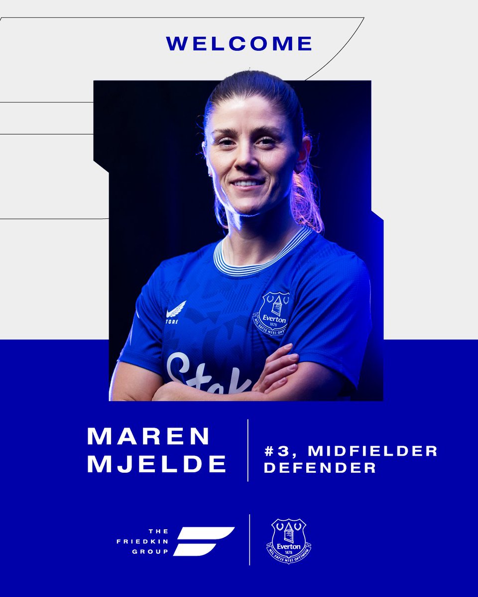 As @everton football club joins the Friedkin family of brands, we’re excited to welcome Charly Alcaraz and Maren Mjelde to the team. Our commitment to excellence begins with great teammates and we couldn’t be happier to see these two joining the @everton Blues⚽