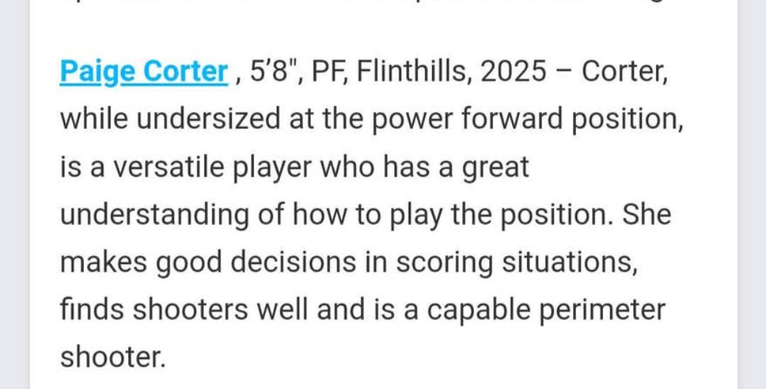 Paige Corter tweet media