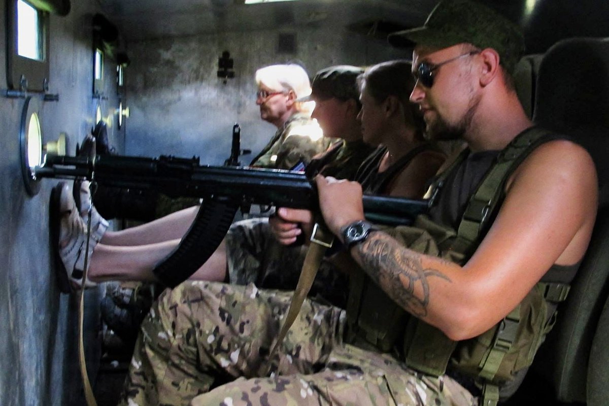 In Ukraine’s occupied east, way back in 2015, a Russian-backed unit rolls out to the Luhansk front line.

Ten years since I took this photo and started out freelancing. And ten years on, the US and Russia start talks on ending the war, without Ukraine even present at the table.