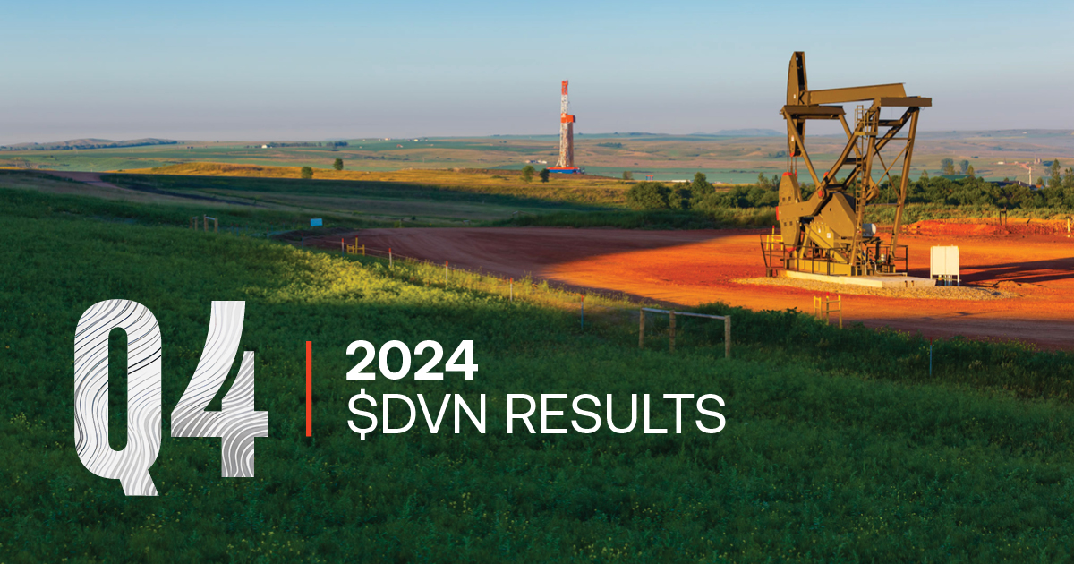 We’ve announced our Q4 and full-year 2024 results: devonener.gy/2024Q4Earnings…