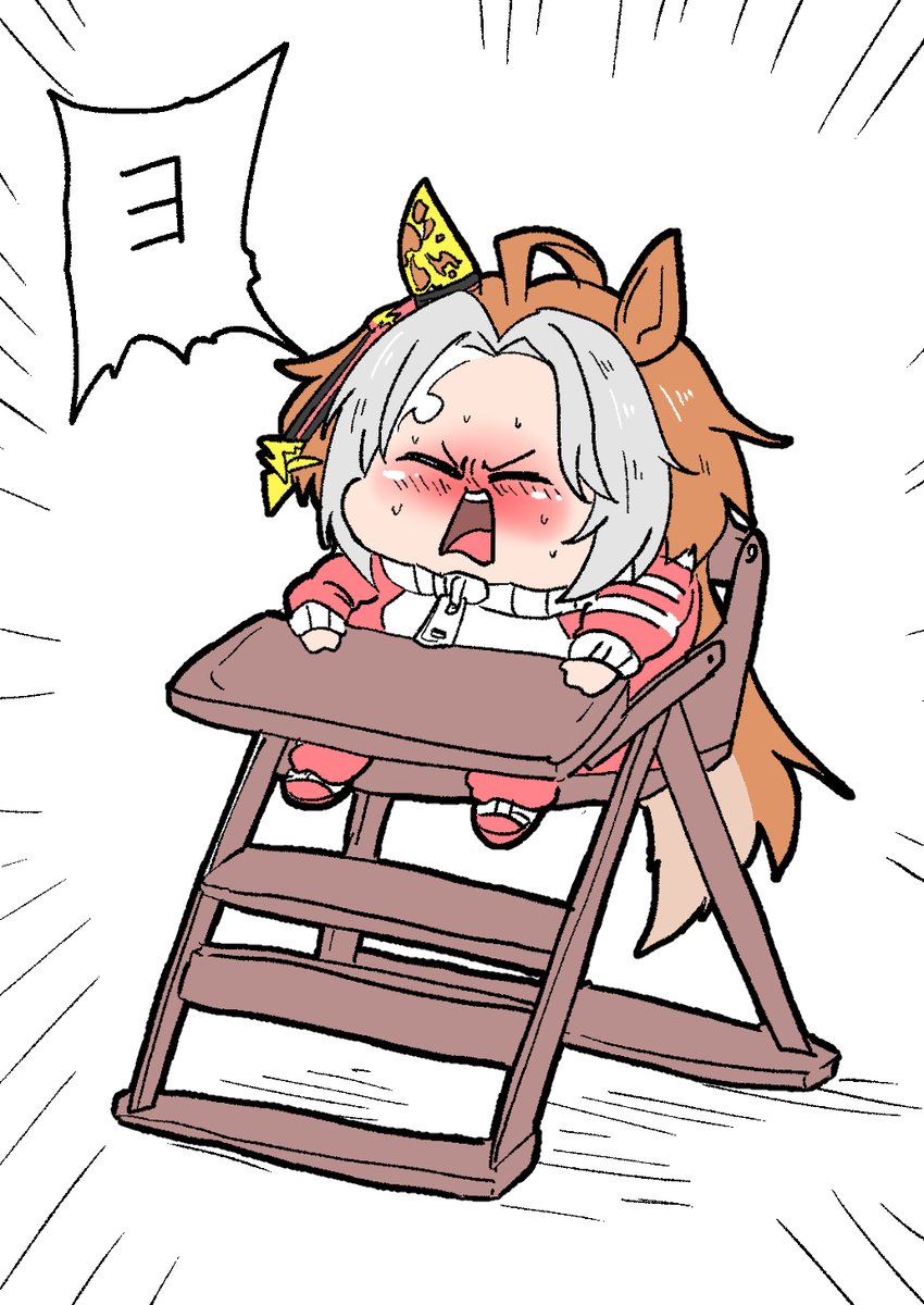 #頬を赤くした女性キャラ 
赤いほっぺしか描かないのじゃよ 