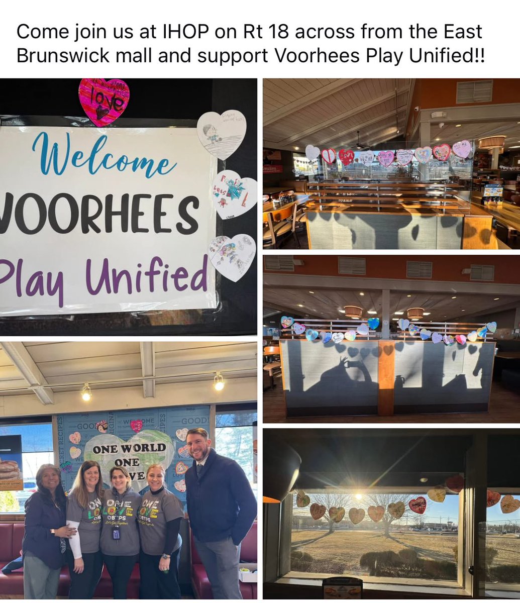 Come out to support Voorhees play unified!!