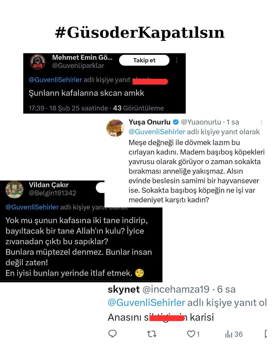 yasamicinyasa's tweet photo. 82 yaşındaki Necla Teyze, Bambam isimli köpeği için bugün Ankara'da sokakta yaşam mücadelesi verdi ve toplama aracının önünde canıyla siper oldu fakat Altındağ Belediyesi'nin köpeklerini toplamasına engel olamadı.

Ve aynı günün akşamı hayvan düşmanı olan GÜSODER ve bileşenlerinin örgütlü olarak hedef göstermesiyle can dostları olan hayvanlarla birlikte yaşadığı barakada yakılarak katledildi. 

Katledilen her bir canın faili olan Altındağ Belediyesi ve Güsoder, HESAP VERECEKSİNİZ!

FAİLLER BULUNUP CEZALANDIRILSIN, GÜSODER KAPATILSIN, YÖNETİCİLERİ DERHAL TUTUKLANSIN ve AZMETTİRİP HALKI KİN ve NEFRETE TEŞVİK EDEN OLUŞUMLAR SORUŞTURULSUN!

@altindagbel @yilmaztunc @TC_icisleri @TCTarim @AliYerlikaya 

#GüsoderKapatılsın 
#AltındağdaKatliamVar