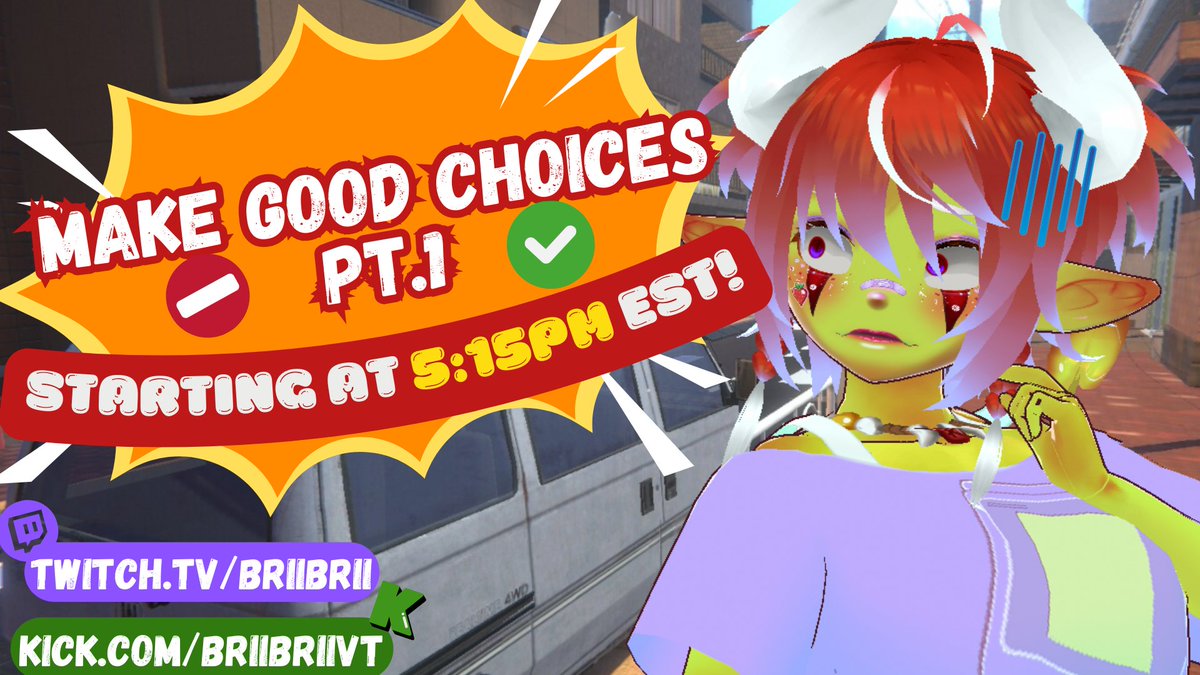 Hey everyone! Ill be trying my best to make good decisions on my way home from da store. Will I resist my primal urge to fuck things up or will I be a good goblin and make it home? We shall se...😉
#makegoodchoices #makegoodchoicesgame #goblin