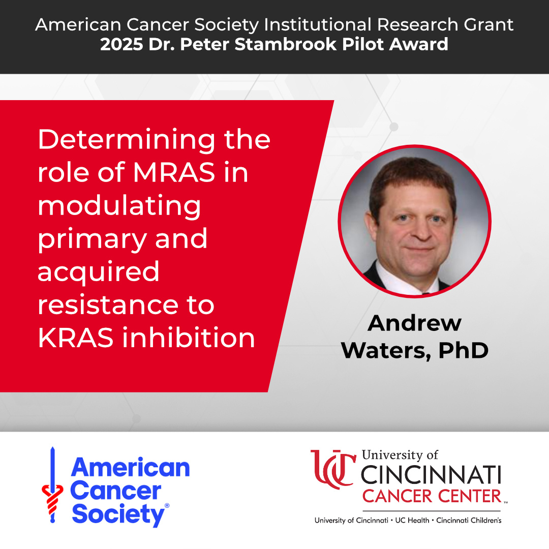 University of Cincinnati Cancer Center (@uofcincycancer) on Twitter photo With support from <a href="/AmericanCancer/">American Cancer Society</a>, we present the 2025 Dr. Peter Stambrook Pilot Grant Award recipients—early-stage investigators driving cancer research.
Congrats to Cristina Andreani, PhD, Riccardo Barrile, PhD, Caterina Bartolacci, PhD and Andrew Waters, PhD on this award! With support from <a href="/AmericanCancer/">American Cancer Society</a>, we present the 2025 Dr. Peter Stambrook Pilot Grant Award recipients—early-stage investigators driving cancer research.
Congrats to Cristina Andreani, PhD, Riccardo Barrile, PhD, Caterina Bartolacci, PhD and Andrew Waters, PhD on this award!