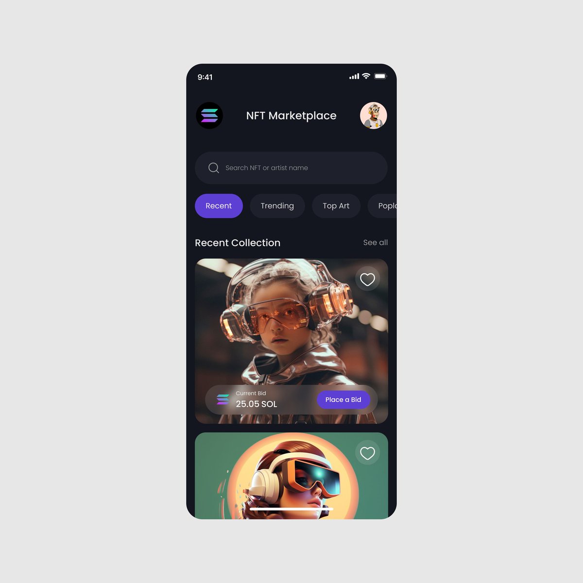 marv_designs's tweet image. GM guys
Exploring Web3 products 😉
Designed an NFT Mobile App 

Your reviews 🥰
#openforwork
#openforinternships
#openforgigs