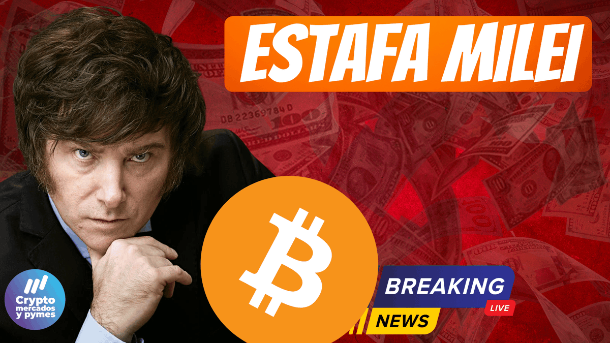 Crypto_Mercados's tweet photo. 💥MILEI: Última hora sobre la estafa cripto que difundió utilizando su cuenta en Twitter (X)💥 Enlace: https://t.co/WpCpdXTrZz #bitcoin #criptmonedas #altcoins https://t.co/diTjslEZS8